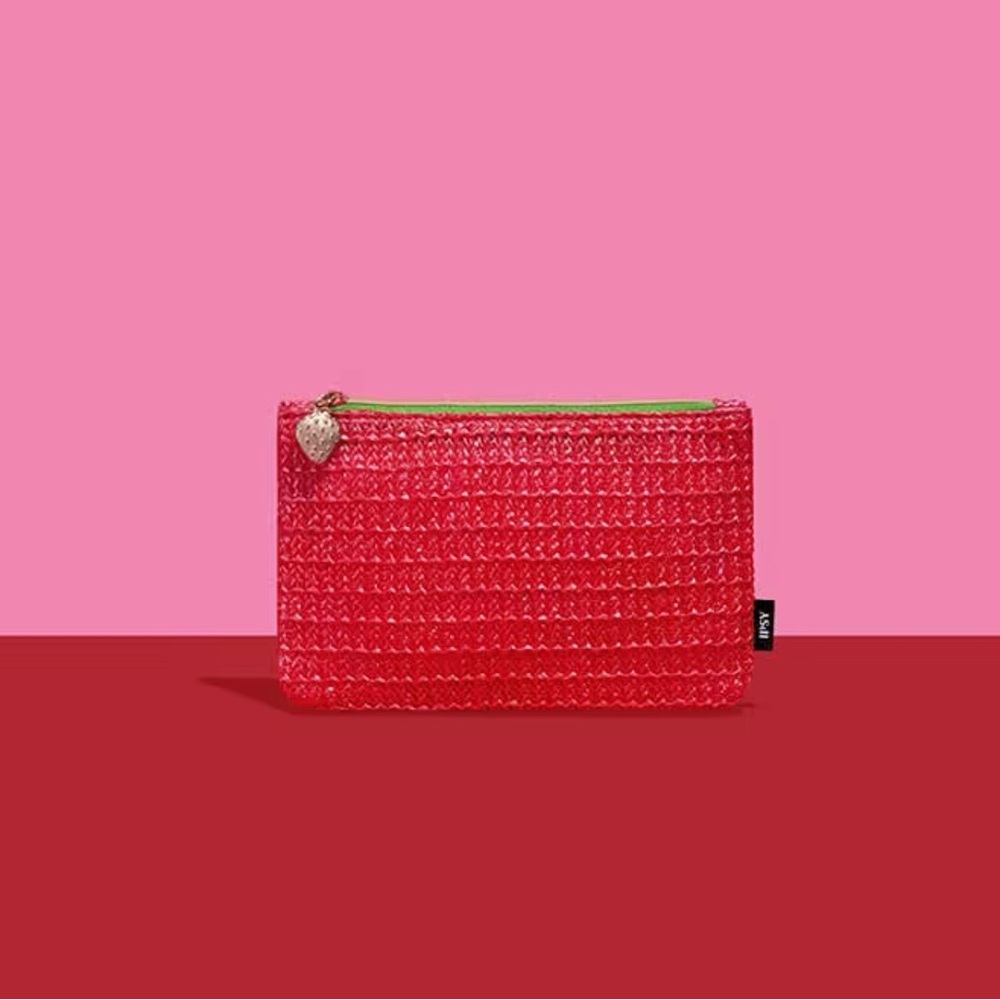 IPSY March 2025 Strawberry Inspired Glam Makeup Cosmetic Bag